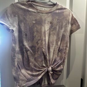 Abercrombie Kids Tie-Dye Knot Front T-Shirt – Size 13/14